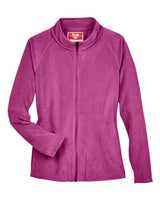 Team 365 TT90W Ladies' Campus Microfleece Jacket #color_SPORT CHRTY PINK