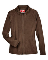 Team 365 TT90W Ladies' Campus Microfleece Jacket #color_SPORT DARK BROWN