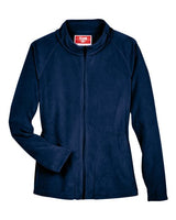 Team 365 TT90W Ladies' Campus Microfleece Jacket #color_SPORT DARK NAVY