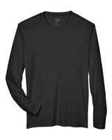 Team 365 TT11L Men's Zone Performance Long-Sleeve T-Shirt #color_BLACK