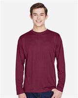 Team 365 TT11L Men's Zone Performance Long-Sleeve T-Shirt #color_SPORT MAROON