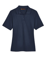 Harriton M348W Ladies' Advantage Snag Protection Plus IL Polo #color_DARK NAVY
