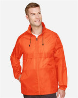 Team 365 TT73 Adult Zone Protect Lightweight Jacket #color_SPORT ORANGE