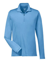 Team 365 TT31 Men's Zone Performance Quarter-Zip #color_SPORT LIGHT BLUE