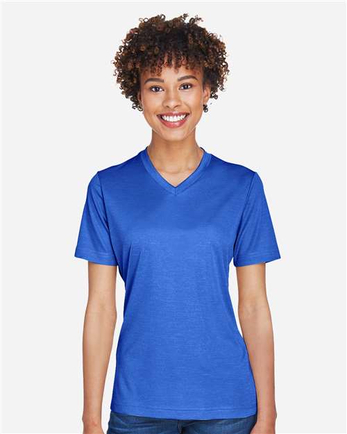 Team 365 TT11HW Ladies' Sonic Heather Performance T-Shirt #color_SP ROYAL HEATHER