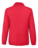 Team 365 TT75 Adult Zone Protect Coaches Jacket #color_SPORT RED