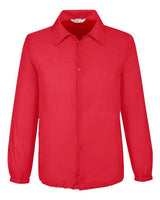 Team 365 TT75 Adult Zone Protect Coaches Jacket #color_SPORT RED