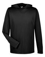 Team 365 TT41 Men's Zone Performance Hoodie #color_BLACK