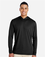Team 365 TT41 Men's Zone Performance Hoodie #color_BLACK