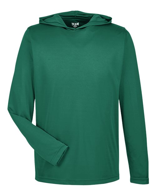 Team 365 TT41 Men's Zone Performance Hoodie #color_SPORT FOREST