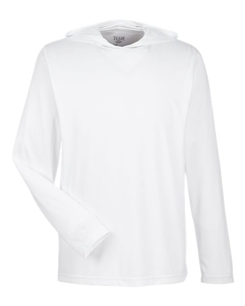 Team 365 TT41 Men's Zone Performance Hoodie #color_WHITE
