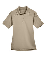 Harriton M211W Ladies' Advantage Snag Protection Plus Tactical Polo #color_DESERT KHAKI