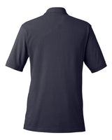 Harriton M200 Men's 6 oz. Ringspun Cotton Piqu Short-Sleeve Polo #color_NAVY
