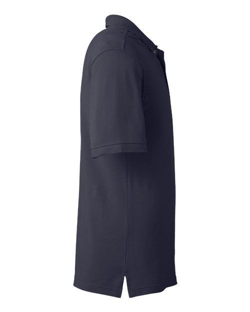 Harriton M200 Men's 6 oz. Ringspun Cotton Piqu Short-Sleeve Polo #color_NAVY