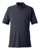 Harriton M200 Men's 6 oz. Ringspun Cotton Piqu Short-Sleeve Polo #color_NAVY