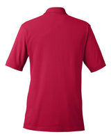 Harriton M200 Men's 6 oz. Ringspun Cotton Piqu Short-Sleeve Polo #color_RED