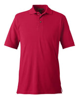 Harriton M200 Men's 6 oz. Ringspun Cotton Piqu Short-Sleeve Polo #color_RED