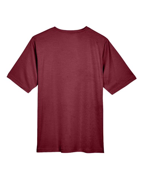 Team 365 TT11H Men's Sonic Heather Performance T-Shirt #color_SP MAROON HTHR