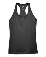 Team 365 TT11WRC Ladies' Zone Performance Racerback Tank #color_BLACK