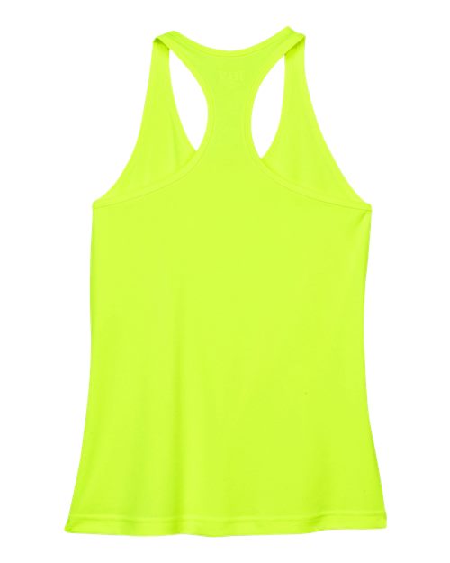 Team 365 TT11WRC Ladies' Zone Performance Racerback Tank #color_SAFETY YELLOW
