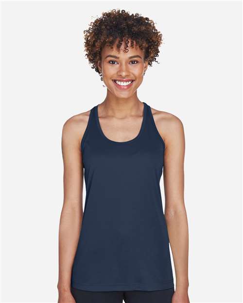 Team 365 TT11WRC Ladies' Zone Performance Racerback Tank #color_SPORT DARK NAVY