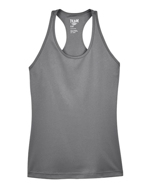 Team 365 TT11WRC Ladies' Zone Performance Racerback Tank #color_SPORT GRAPHITE
