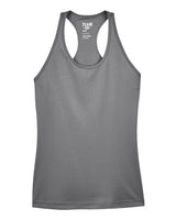 Team 365 TT11WRC Ladies' Zone Performance Racerback Tank #color_SPORT GRAPHITE