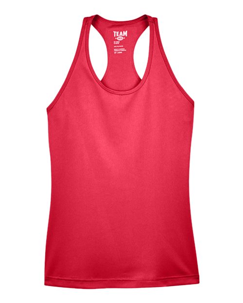 Team 365 TT11WRC Ladies' Zone Performance Racerback Tank #color_SPORT RED