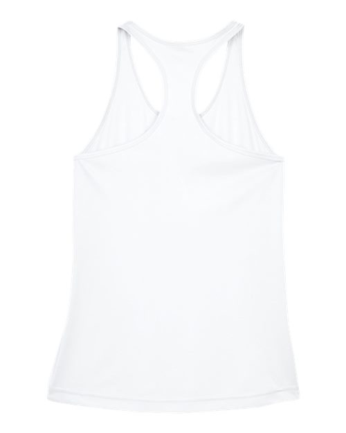 Team 365 TT11WRC Ladies' Zone Performance Racerback Tank #color_WHITE