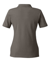 Harriton M200W Ladies' 6 oz. Ringspun Cotton Piqu Short-Sleeve Polo #color_CHARCOAL