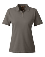 Harriton M200W Ladies' 6 oz. Ringspun Cotton Piqu Short-Sleeve Polo #color_CHARCOAL