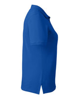 Harriton M200W Ladies' 6 oz. Ringspun Cotton Piqu Short-Sleeve Polo #color_TRUE ROYAL