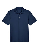 Harriton M345 Men's Advantage Snag Protection Plus IL Snap Placket Polo #color_DARK NAVY