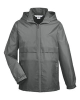 Team 365 TT73Y Youth Zone Protect Lightweight Jacket #color_SPORT GRAPHITE