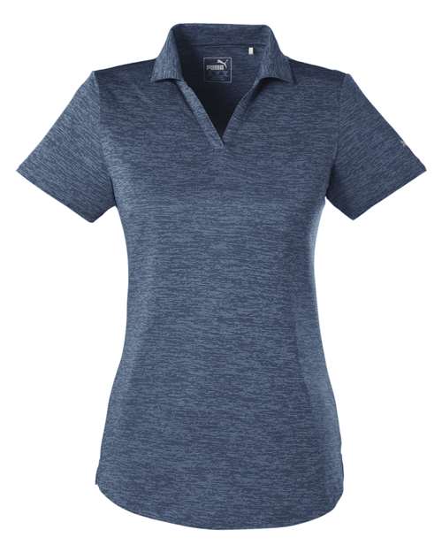 Puma Golf 596802 Ladies' Icon Heather Polo #color_PEACOAT