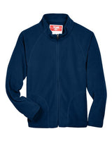 Team 365 TT90Y Youth Campus Microfleece Jacket #color_SPORT DARK NAVY