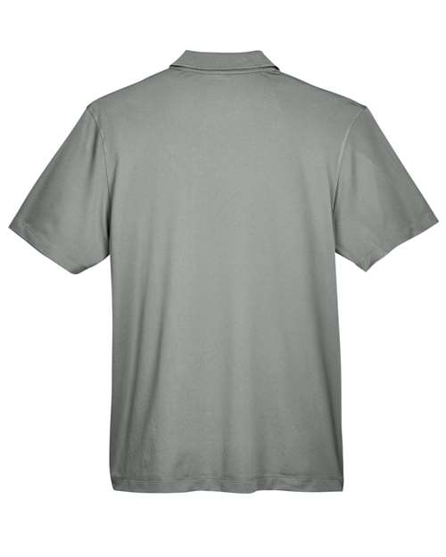 Harriton M354 Men's Micro-Piqu Polo #color_CHARCOAL
