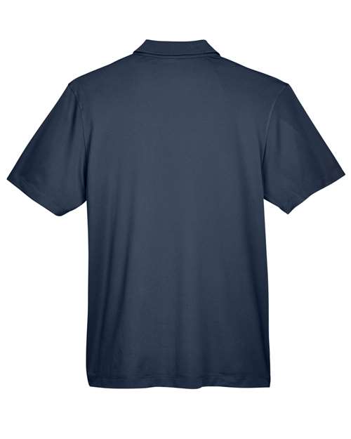 Harriton M354 Men's Micro-Piqu Polo #color_NAVY