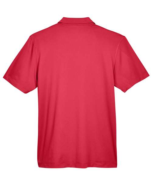 Harriton M354 Men's Micro-Piqu Polo #color_RED