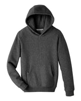 Team 365 TT96Y Youth Zone HydroSport Heavyweight Pullover Hooded Sweatshirt #color_DARK GREY HEATHR