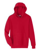 Team 365 TT96Y Youth Zone HydroSport Heavyweight Pullover Hooded Sweatshirt #color_SPORT RED