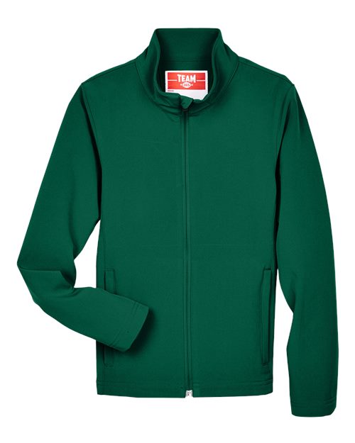 Team 365 TT80Y Youth Leader Soft Shell Jacket #color_SPORT FOREST