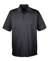 UltraClub 8210 Men's Cool & Dry MeshPiqu Polo #color_BLACK