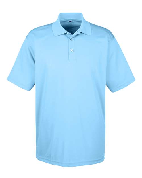 UltraClub 8210 Men's Cool & Dry MeshPiqu Polo #color_COLUMBIA BLUE