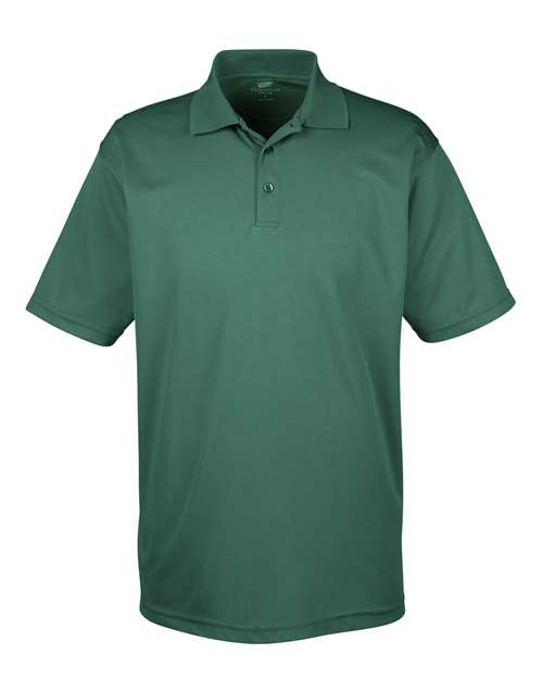 UltraClub 8210 Men's Cool & Dry MeshPiqu Polo #color_FOREST GREEN