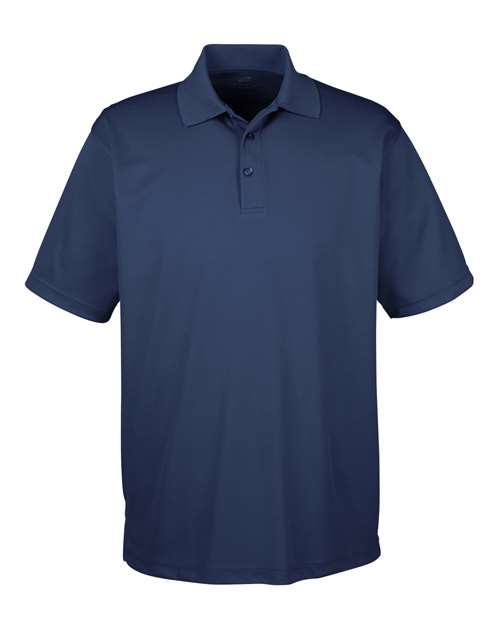 UltraClub 8210 Men's Cool & Dry MeshPiqu Polo #color_NAVY