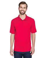 UltraClub 8210 Men's Cool & Dry MeshPiqu Polo #color_RED