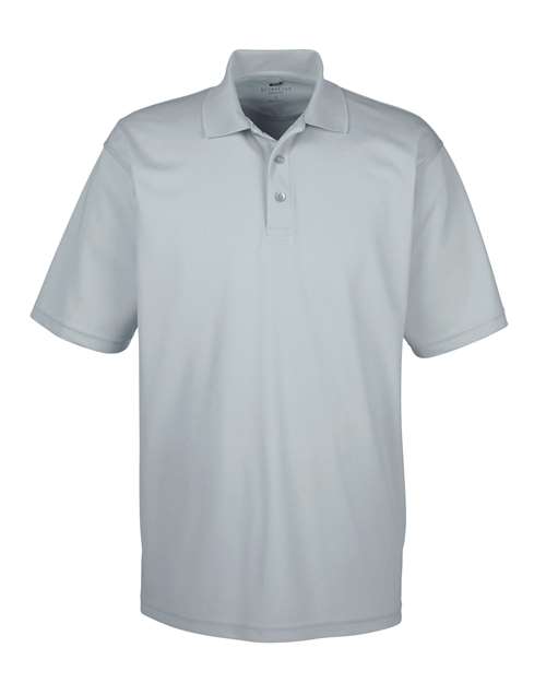 UltraClub 8210 Men's Cool & Dry MeshPiqu Polo #color_SILVER
