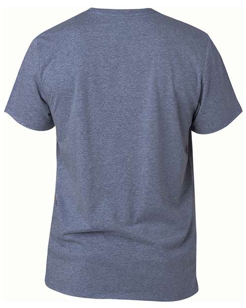 Threadfast Apparel 100A Unisex Ultimate T-Shirt #color_NAVY HEATHER