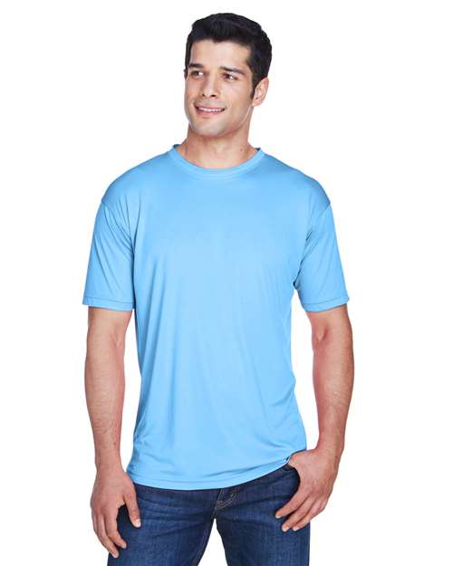 UltraClub 8420 Men's Cool & Dry Sport Performance InterlockT-Shirt #color_COLUMBIA BLUE